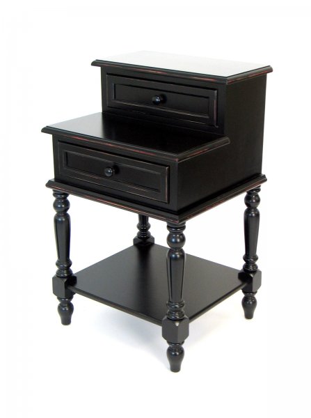Wayborn Home Furnishing 5706B Classic End Table - Black