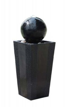 Gil786 Ball On Stand Fountain With Led Lights