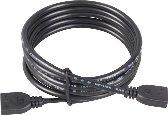 Et2-maxim 53467-cc013in-6p-bk Starstrand 13 In. 6-pin Indoor Connector Cord