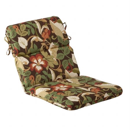 . 385167 Coventry Brown Rounded Corners Chair Cushion