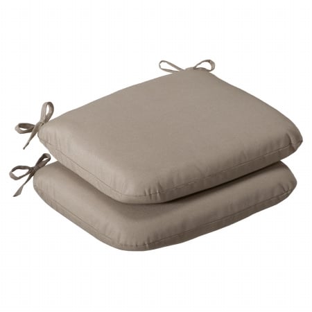 . 385280 Solar Linen Rounded Corners Seat Cushion (set Of 2)