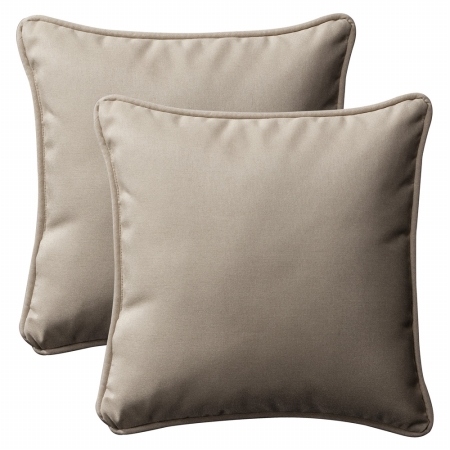 . 386874 Solar Linen 18.5-inch Throw Pillow (set Of 2)