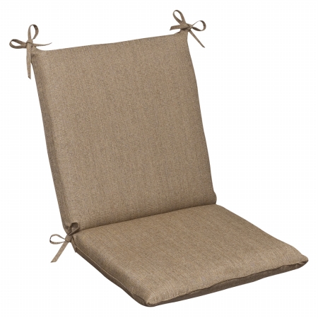 . 391083 Sunbrella Linen Tan Squared Corners Chair Cushion