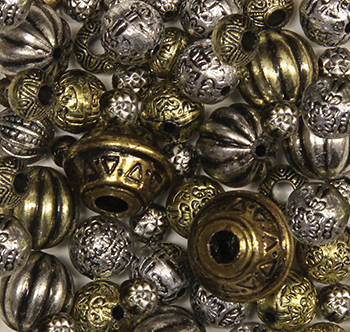 Chenille Kraft Company CK3260 Metallic Terra Cotta Antique Beads