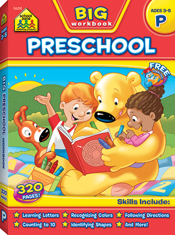 School Zone Publishing Szp06315 Big Preschool Workbook
