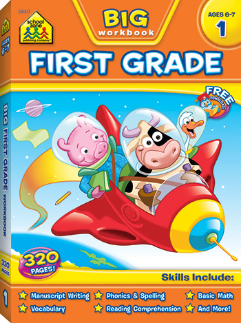 School Zone Publishing Szp06317 Big First Grade Workbook