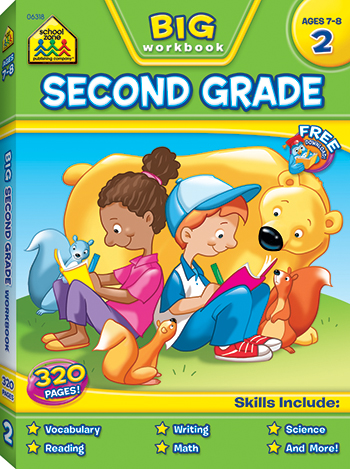 School Zone Publishing Szp06318 Big Second Grade Workbook