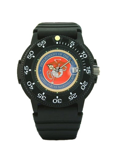 UPC 774397504976 product image for Del Mar 50497 Mens Marine Military Watches - Black Case | upcitemdb.com