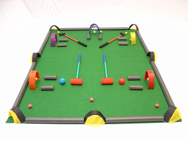 Everrich Evc-0147 Golf / Croquet / Billiards Game Set