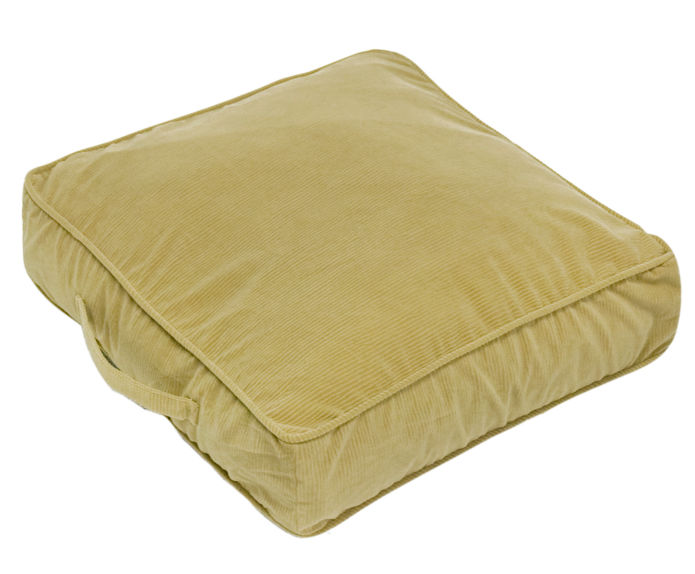 Greendale Home Fashions 5236Buff 20 in. Square Floor Pillow  Omaha  Buff