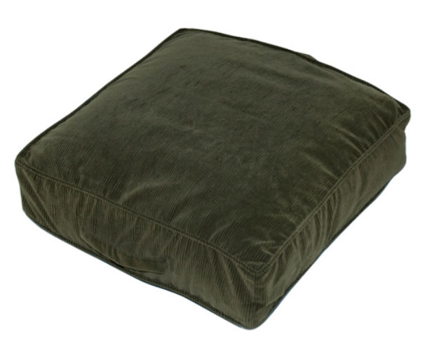 Greendale Home Fashions 5236Olive 20 in. Square Floor Pillow  Omaha  Olive