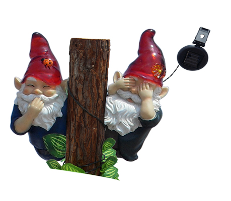Garden Sun Light F0021 Gnomes Speak No#44; See No#44; String Solar Light
