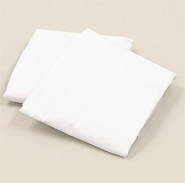 L A Baby 3009-wh Knitted Fitted Sheet For Full Size Crib Natural 100% Cotton Fabric- White