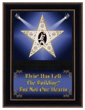 Millwork Engineering Elvis Has Left the Building #44; Framed Elvis Print/ Textured#44; by The Craft Room#44; Model # 5161