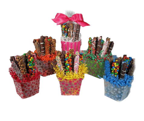 West End Confection Co 3074B Chinese Take Out Container with 14 assorted rods Fall