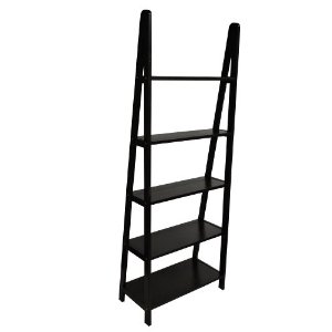Ltd 176-53 5 Shelf Ladder Bookcase Espresso