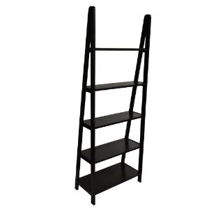 Yu Shan CO USA Ltd 17653 5 shelf ladder bookcase#44; Espresso