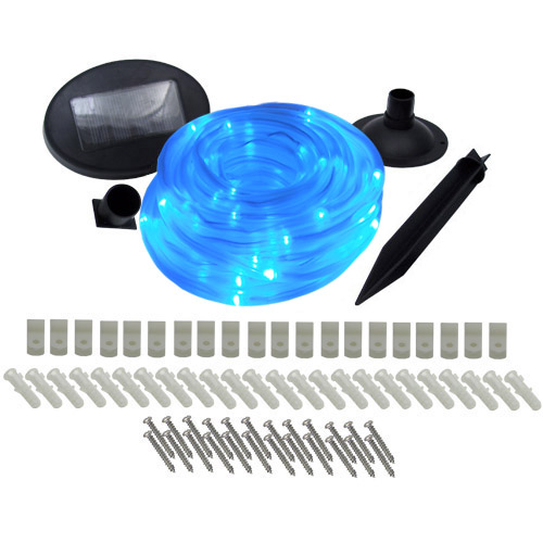 Flipo Group SOL-100LED-T-BL 100 LED Solar Rope Light - Blue Flipo Group SOL-100LED-T-BL 100 LED Solar Rope Light - Blue