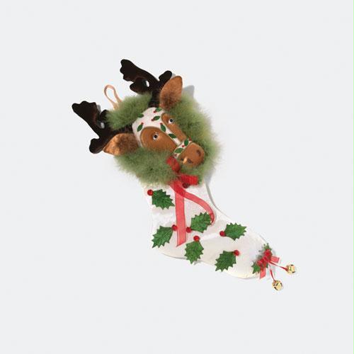 Dept 56 38691 Department 56 Krinkles Plush Reindeer Stocking No. 38691