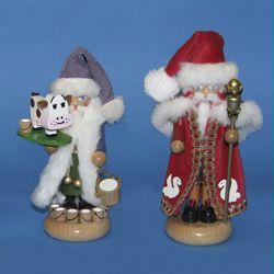 DKSA ES0262 Pack of 4 Steinbach 12 Days of Christmas Santa Nutcrackers  Parts 7 
