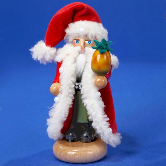 DKSA ES0273 Pack of 4 Steinbach Santa Claus with Pineapple Christmas Nutcrackers