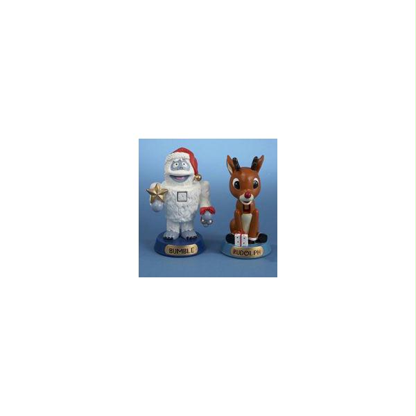 DKSA RU6801SAST Pack of 12 Rudolph the RedNosed Reindeer and Bumble Christmas Nu