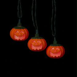 DKSA UL0728 Set of 10 Light up the Night Smiling Pumpkin LED Novelty Halloween L