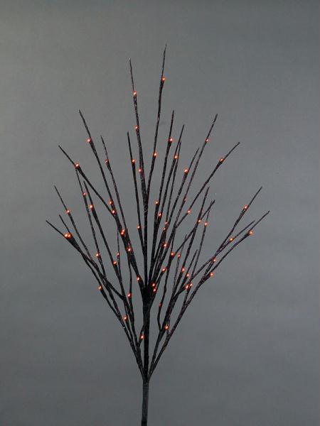 DMEL 41374 Pack of 2 Black Decorative Halloween Branches with Orange Lights 42 i