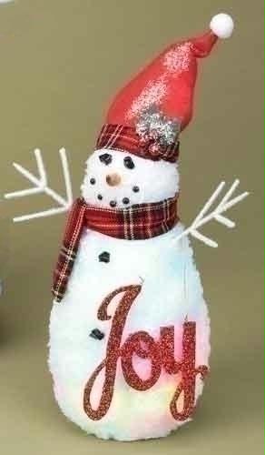 RINC 35736 2 Twas the Night Battery Operated LED Color Changing Snowman Christma