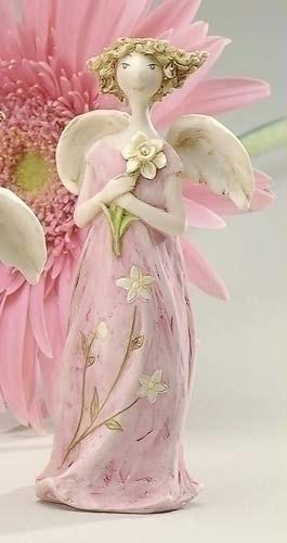 RINC 41992 Pack Of 12 Months Of The Year December Angel Blossoms Figures 4 in.