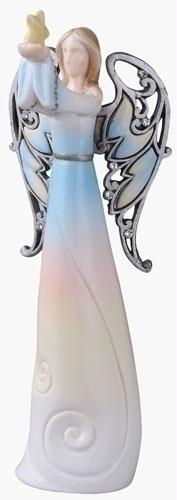 RINC 64406 Pack of 2 Heavenly Splendor Porcelain Angel Figures with a Star