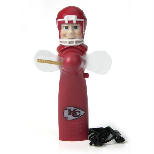 SCS 03399 Pack of 2 NFL Kansas City Chiefs Magical LED LightUp Portable Fans