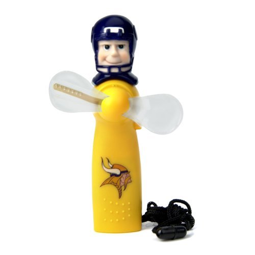SCS 03401 Pack of 2 NFL Minnesota Vikings Magical LED LightUp Portable Fans