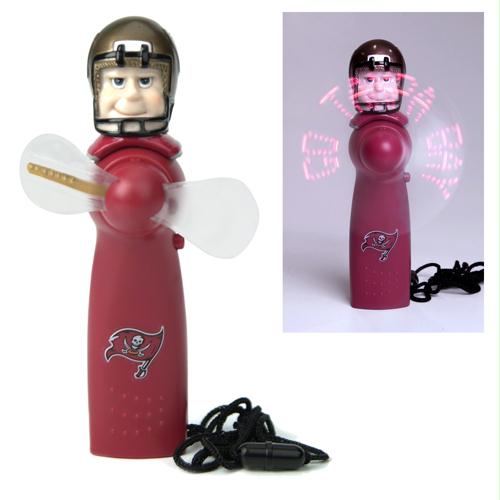SCS 03413 Pack of 2 NFL Tampa Bay Buccaneers Magical LED LightUp Portable Fans