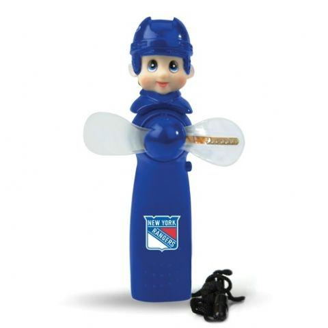 SCS 03659 Pack of 2 NHL Hockey New York Rangers Magical LED LightUp Portable Fan