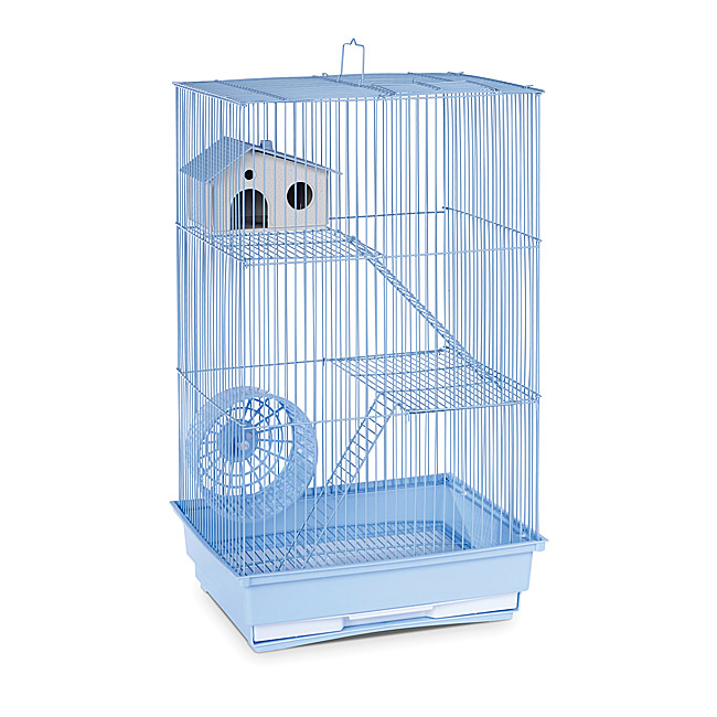 Prevue Hendryx Three Story Hamster & Gerbil Cage- Light Blue