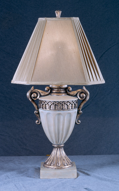 Bernards 6441 Ivory Vase Lamp