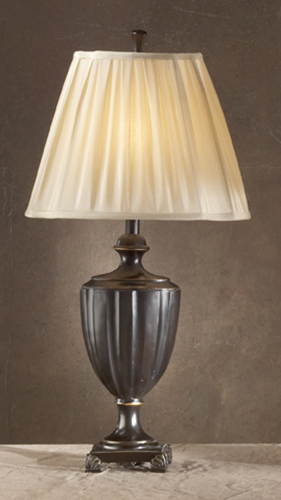 Bernards 6853 Vase Brown Lamp