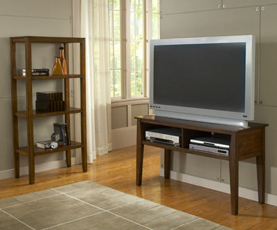 Bernards 7023 Pecan Bookcase
