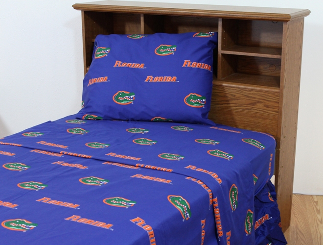 College Covers FLOSSKG Florida Printed Sheet Set King Solid