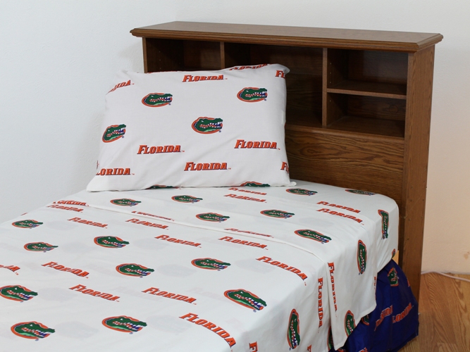 College Covers FLOSSKGW Florida Printed Sheet Set King White