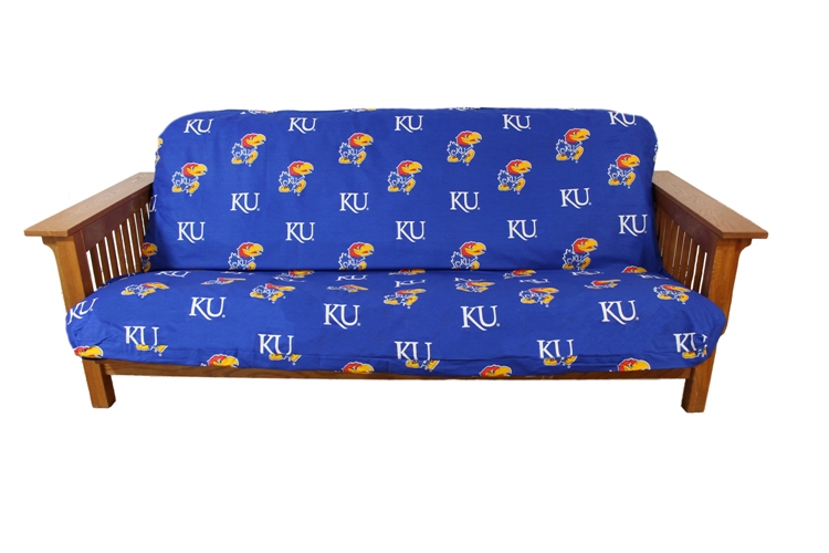 College Covers KANFC Kansas Futon Cover Full Size fits 8 and 10 inch mats