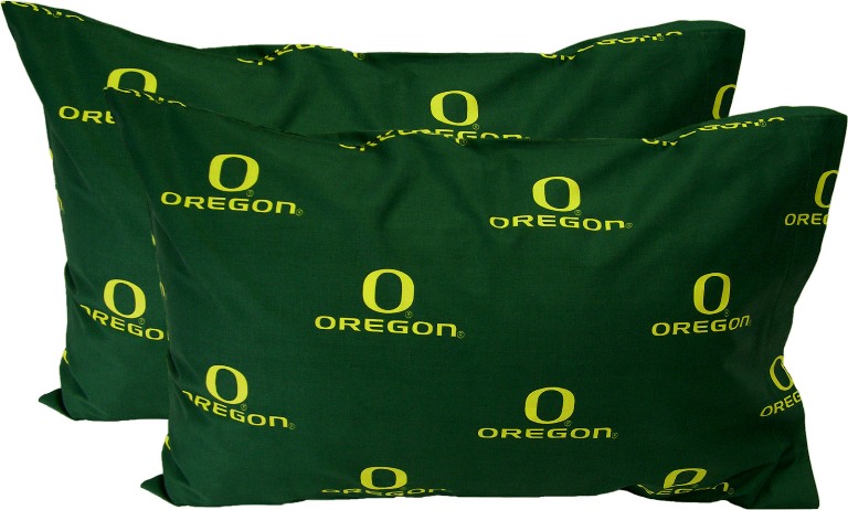 Orepcstpr Oregon Printed Pillow Case- Set Of 2- Solid