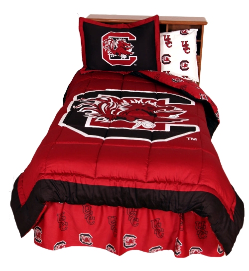 Scucmqu South Carolina Reversible Comforter Set- Queen