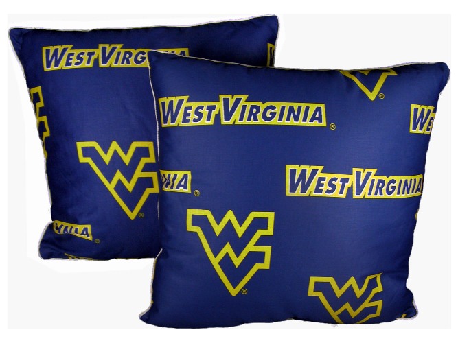 Wvadp16pr West Virginia 16 X 16 Decorative Pillow Set