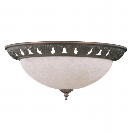 Concord Fans Y240AOBB Traditional 2 Light Low Profile Fixture Oil Brushed Bronze