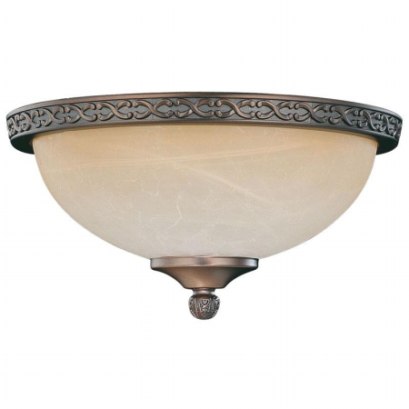 Concord Fans Y281AOBB Old World 2 Light Fixture Die Cast Oil Brushed Bronze