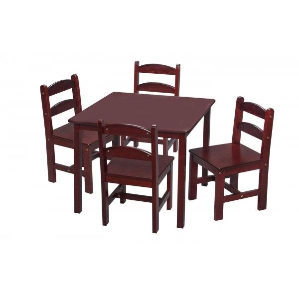3008c Cherry Square Table With 4 Chairs