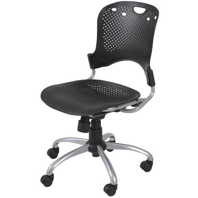 34552 37.75" X 25" X 23.75" Circulation Series Task Chair - Black
