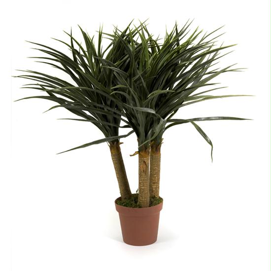 IMAX 61069 28 in. Lifelike Southwestern Artificial Yucca Trees in Pot